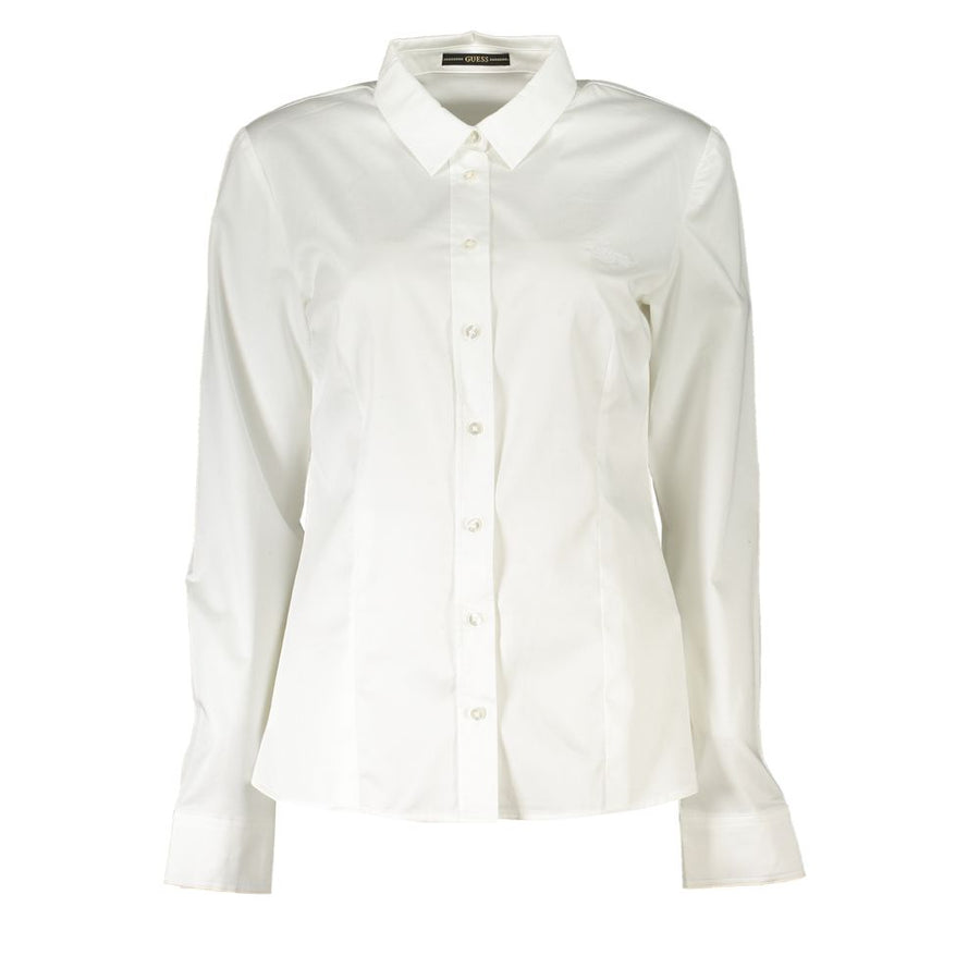 Guess Jeans White Cotton Women's Shirt