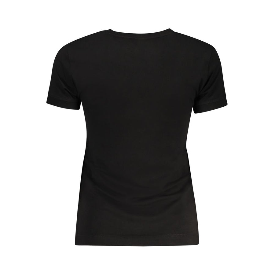 Guess Jeans Black Cotton T-Shirt