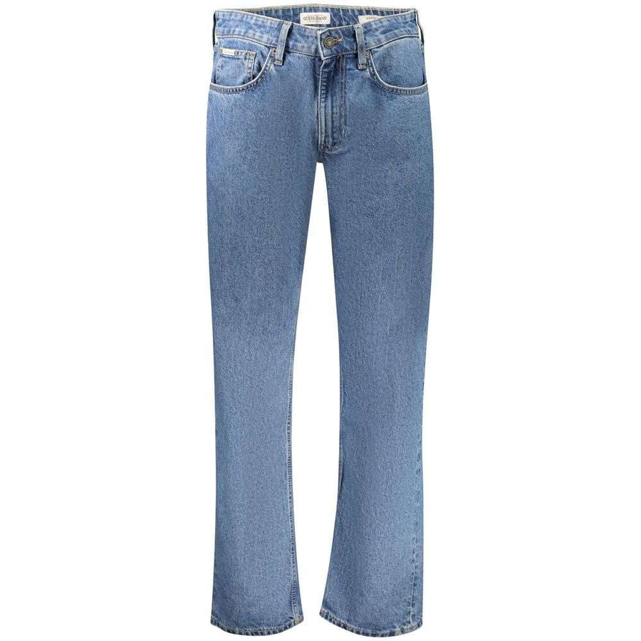 Guess Jeans Blu Baumwolljeans für Herren, G16 Straight Denim mit Stretch und klassischer 5-Pocket-Aufmachung