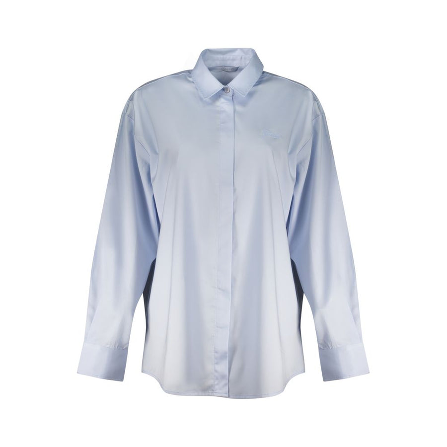 Guess Jeans Blue Patterned Cotton Shirt