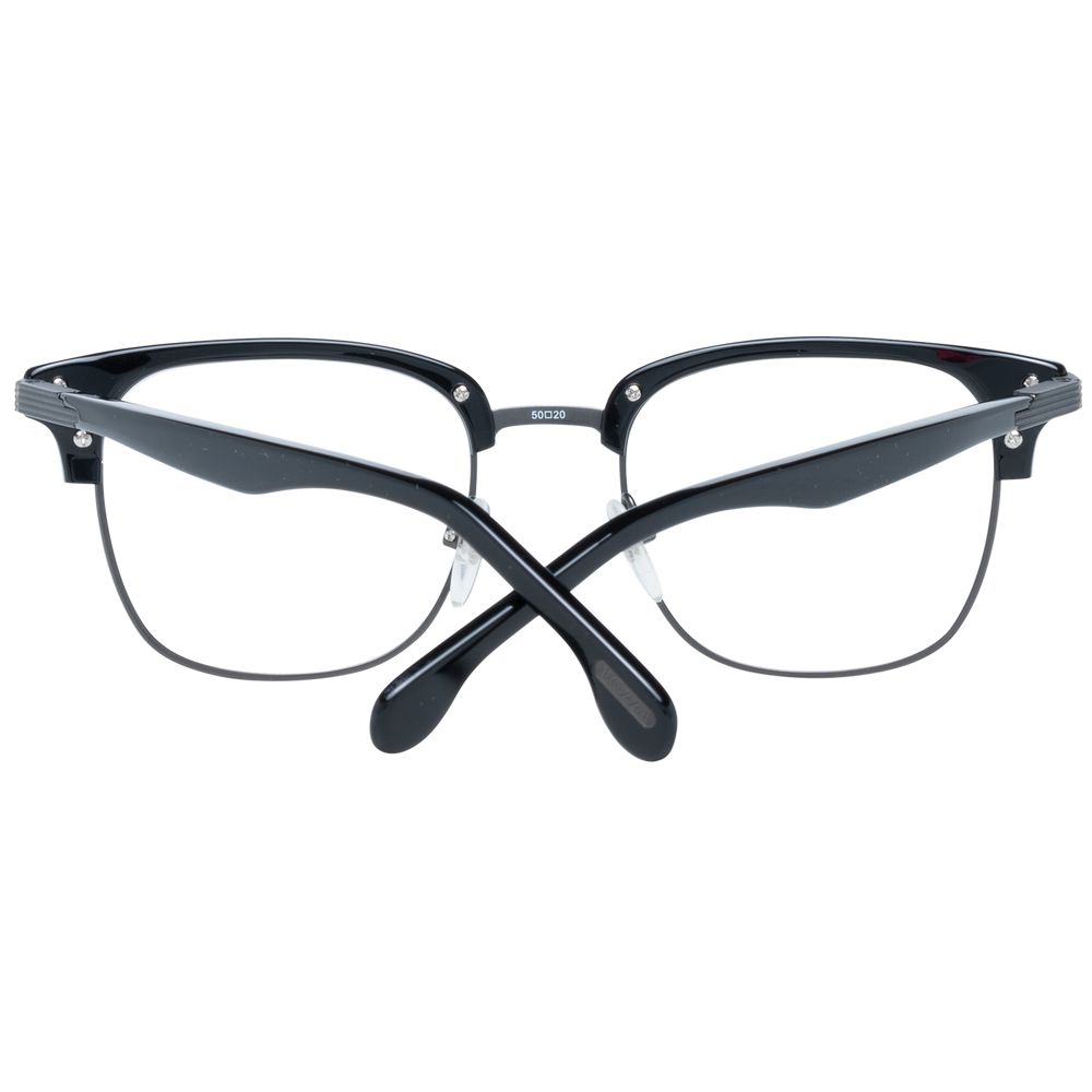 Lozza Brille aus schwarzem Metall & Kunststoff (Gestell)