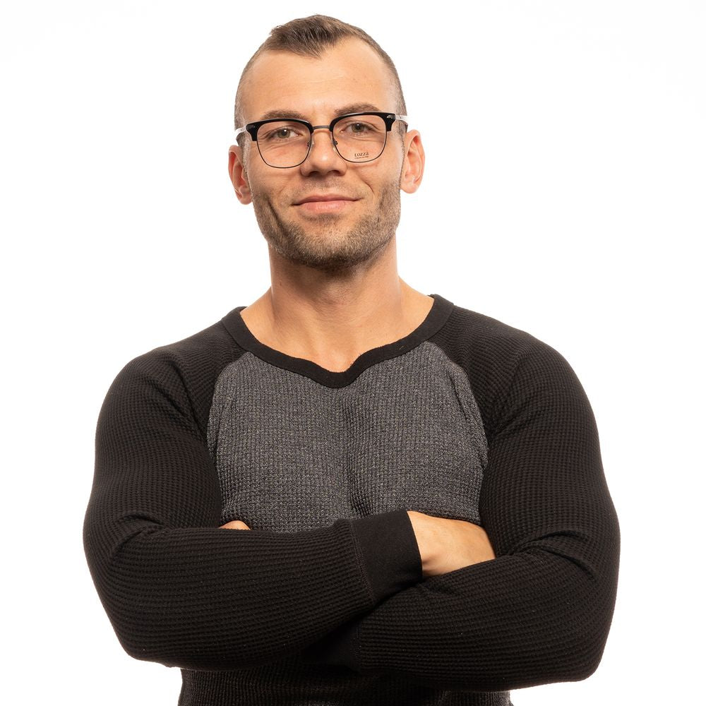 Lozza Brille aus schwarzem Metall & Kunststoff (Gestell)