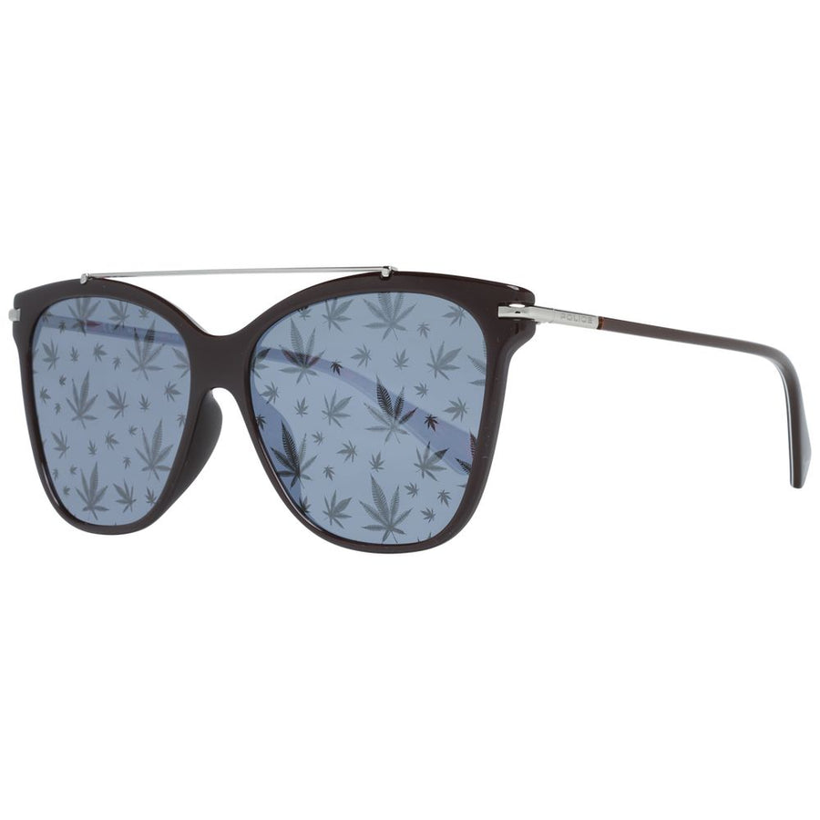 Police Sunglasses made of Brown Metal & Plastic