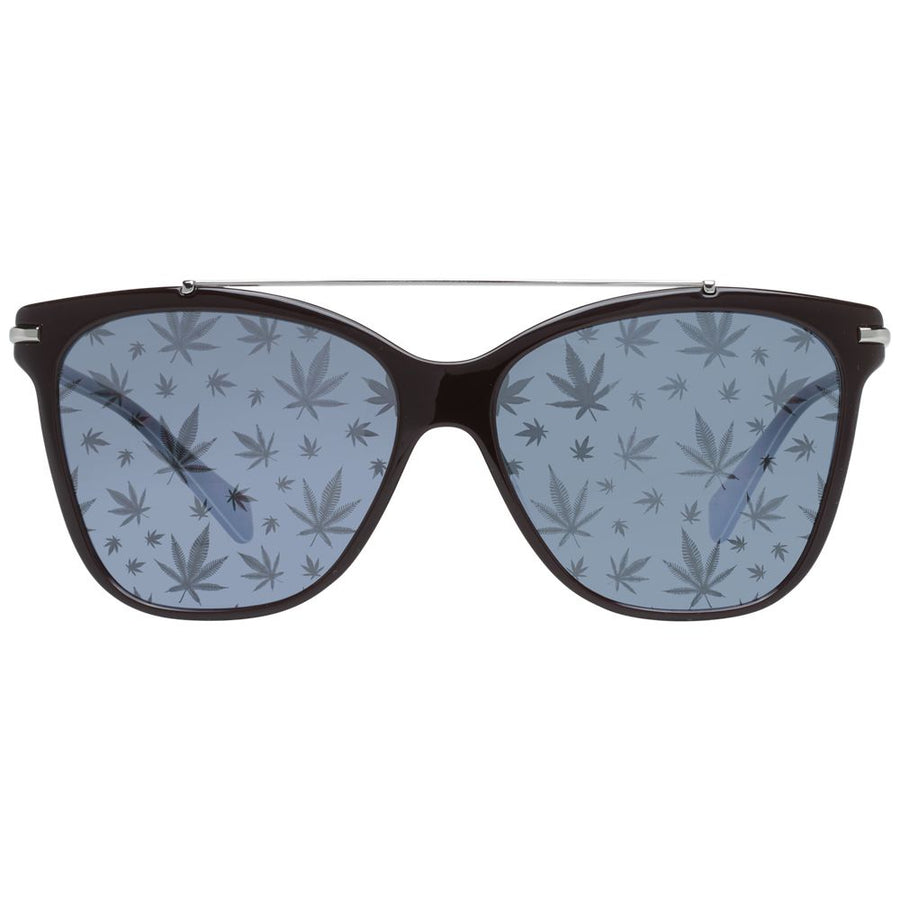 Police Sunglasses made of Brown Metal & Plastic