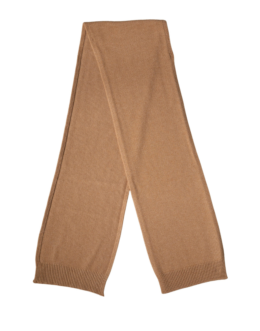 Dolce & Gabbana Brown Cashmere Knit Scarf 207cm x 29cm Men's Scarf