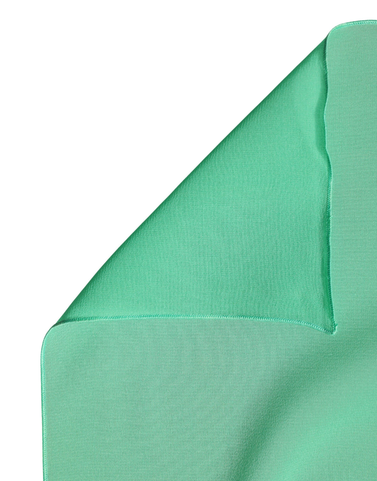 Dolce & Gabbana Green Silk Neck Wrap Stole 200cm x 64cm Scarf