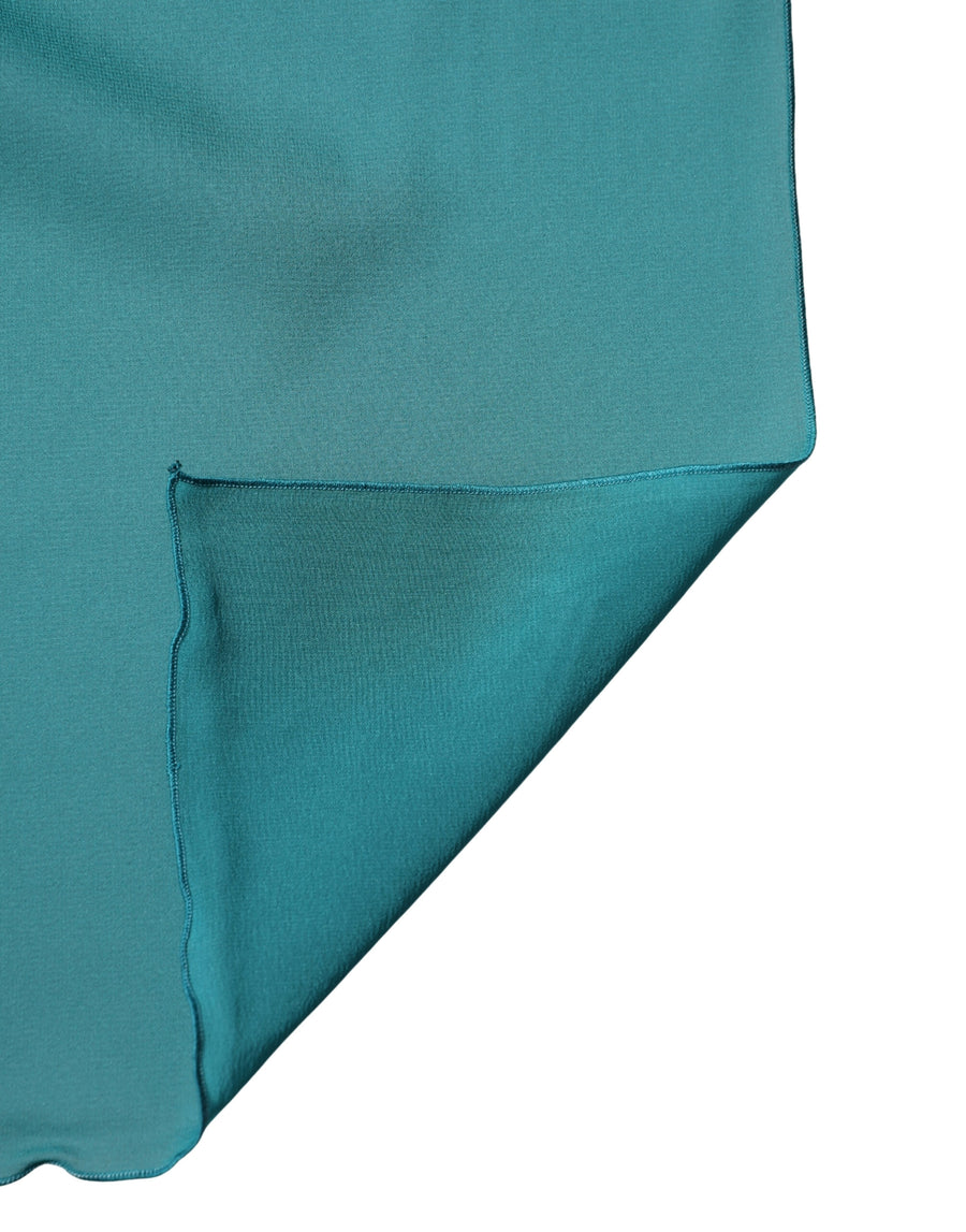 Dolce & Gabbana Blue-Green Silk Scarf Stole 200cm x 64cm