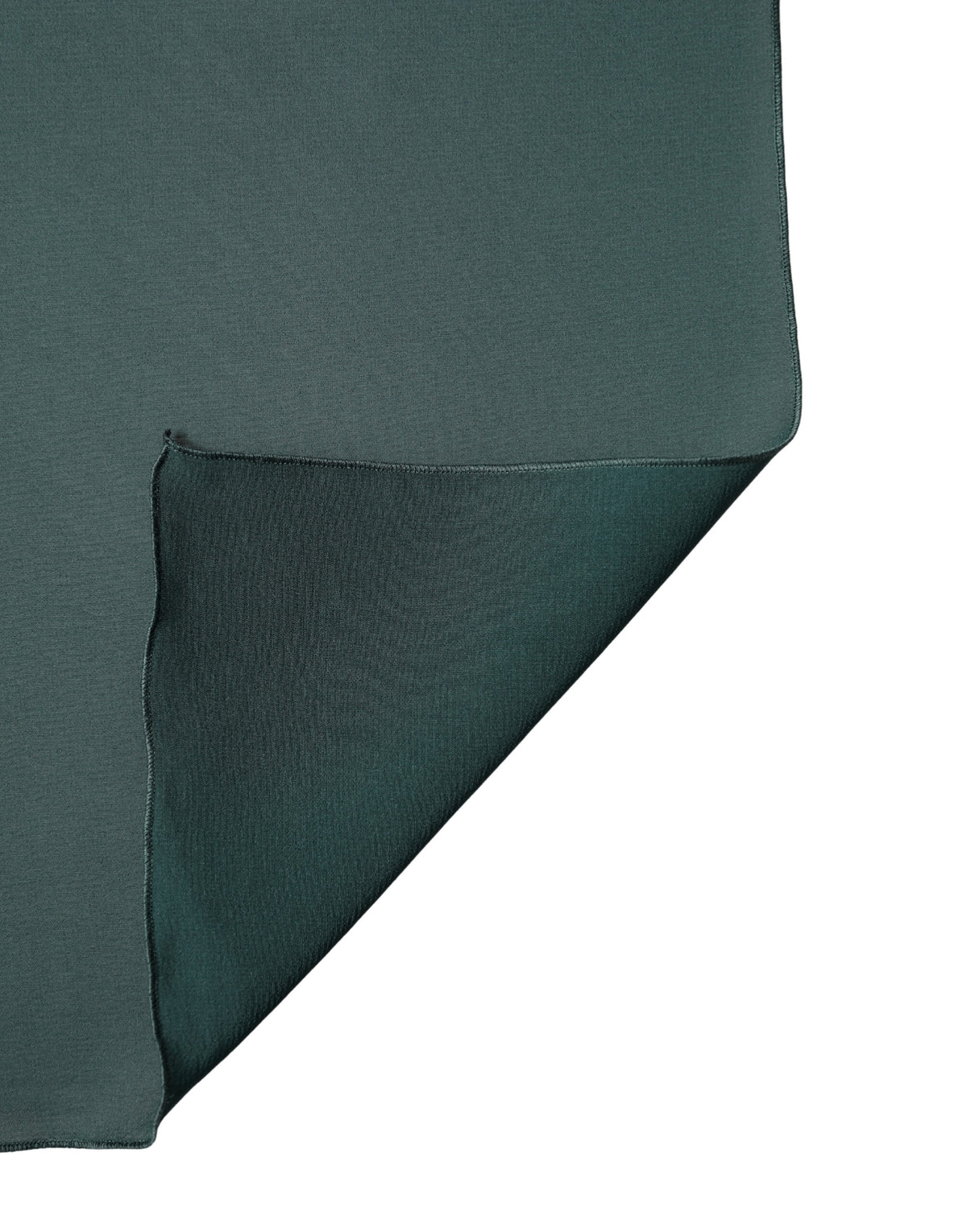 Dolce & Gabbana Dark Green Silk Scarf 200cm x 64cm
