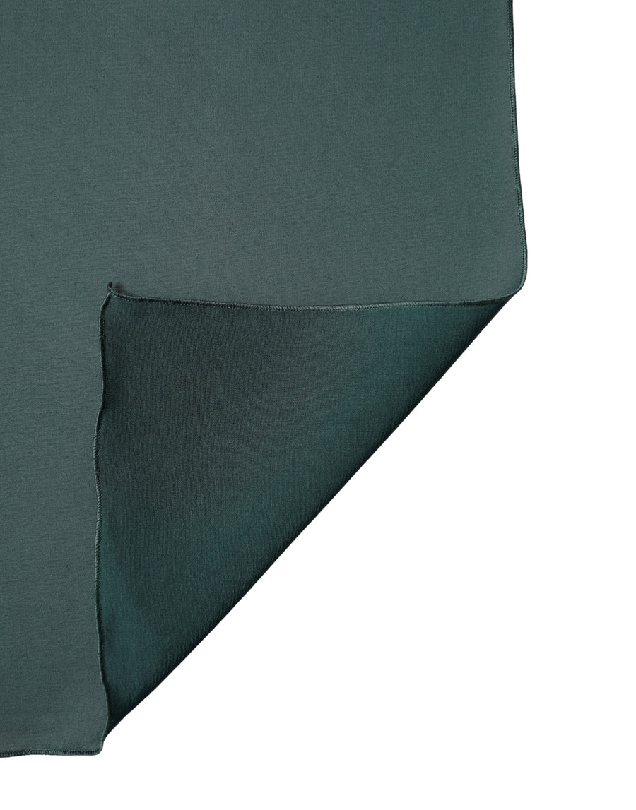 Dolce & Gabbana Dark Green Silk Scarf 200cm x 64cm