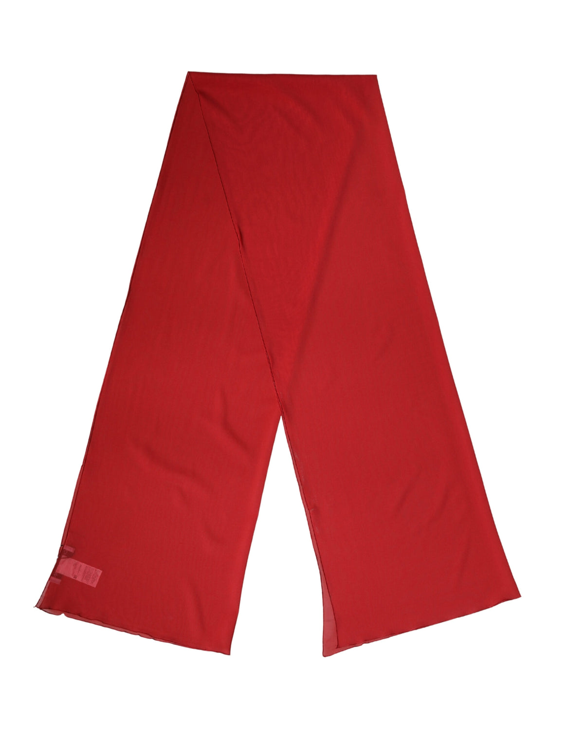 Dolce & Gabbana Red Silk Scarf Women 200cm x 64cm Stole