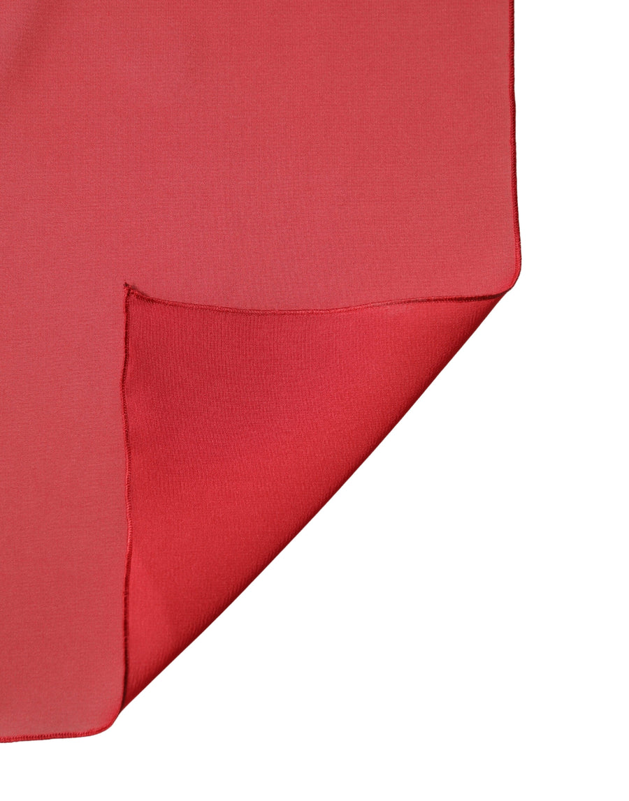 Dolce & Gabbana Red Silk Scarf Women 200cm x 64cm Stole