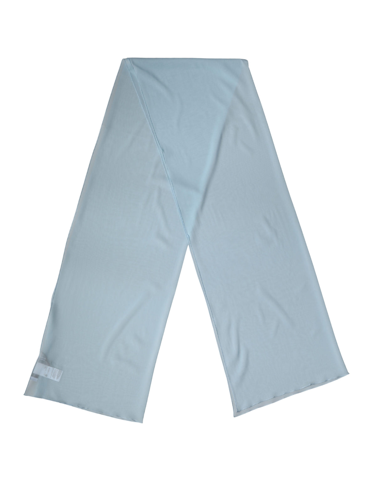 Dolce & Gabbana Light Blue Silk Neck Scarf Stole 200cm x 64cm Scarf