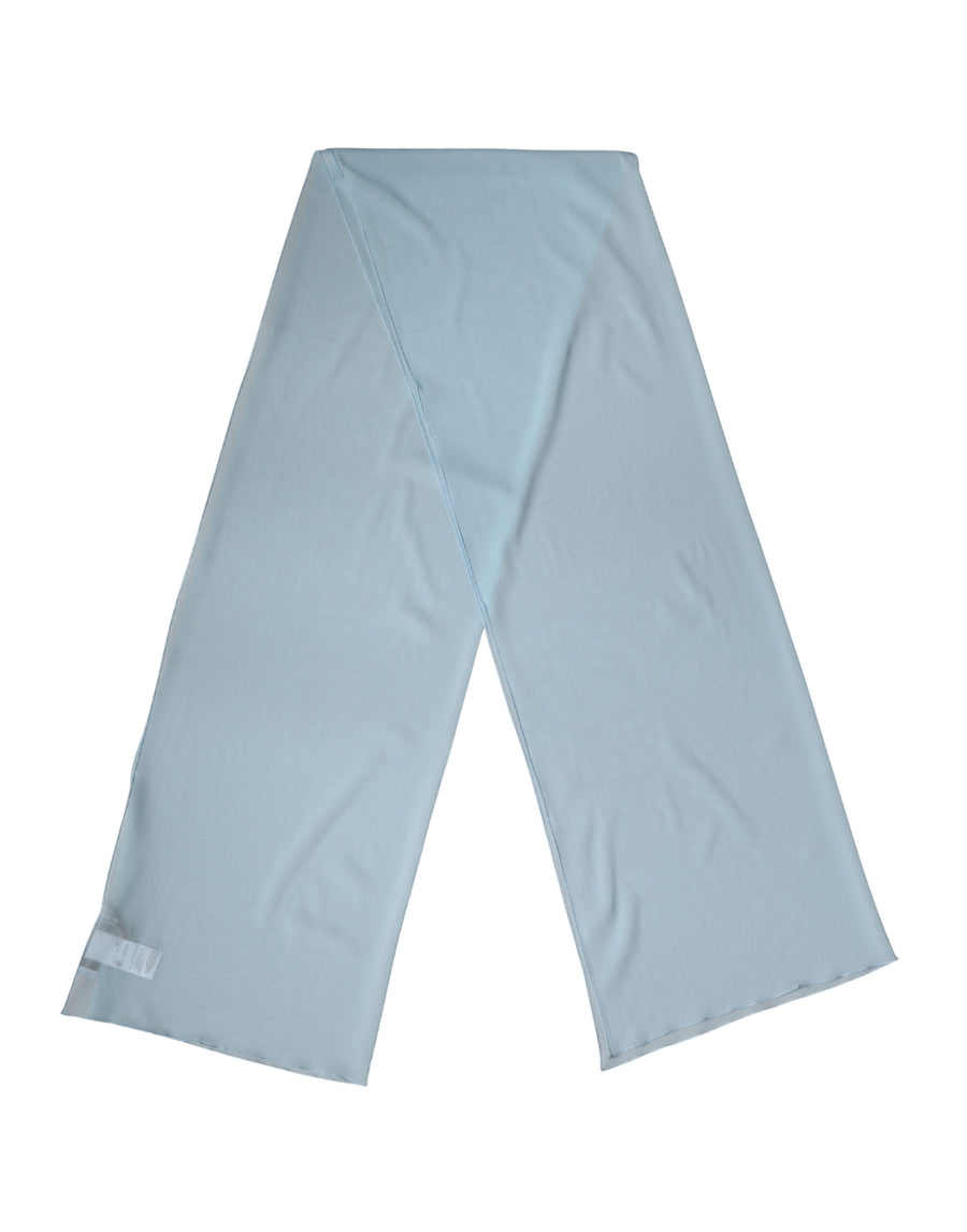 Dolce & Gabbana Light Blue Silk Neck Scarf Stole 200cm x 64cm Scarf