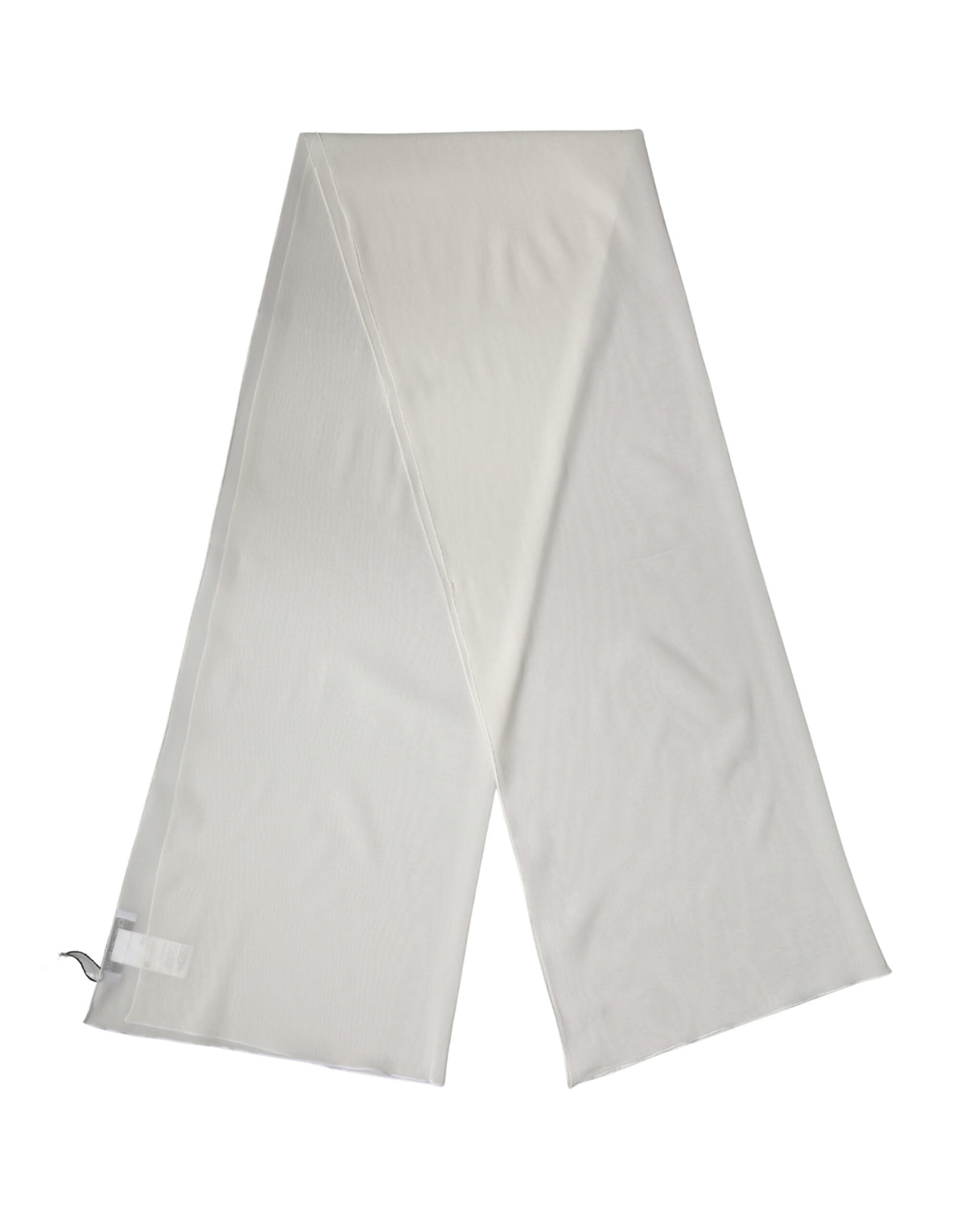 Dolce & Gabbana Off White Silk Scarf Shawl Stole 200cm x 64cm Fabric