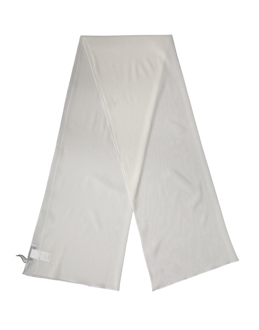 Dolce & Gabbana Off White Silk Scarf Shawl Stole 200cm x 64cm Fabric