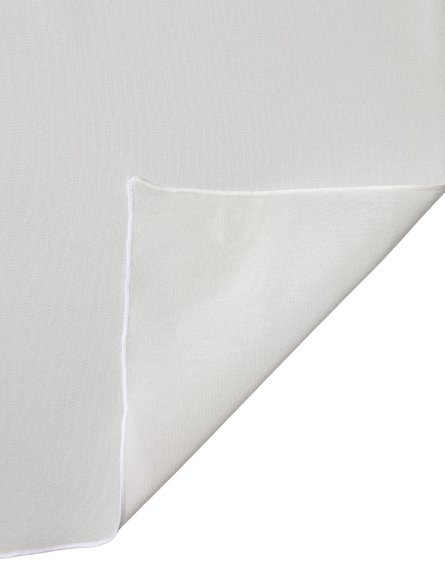 Dolce & Gabbana Off White Silk Scarf Shawl Stole 200cm x 64cm Fabric