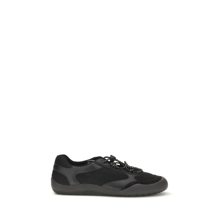 Prada Black Polyester Sneakers for Sporty Looks