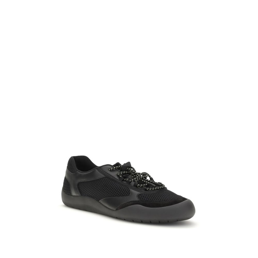 Prada Black Polyester Sneakers for Sporty Looks