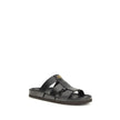 Valentino Garavani Schwarze Bos Taurus Sandalen aus Kalbsleder
