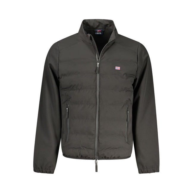 Norway 1963 Schwarze Herrenjacke aus Polyester