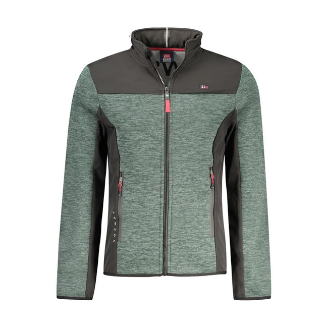 Norway 1963 Herrenjacke aus Verde-Polyester