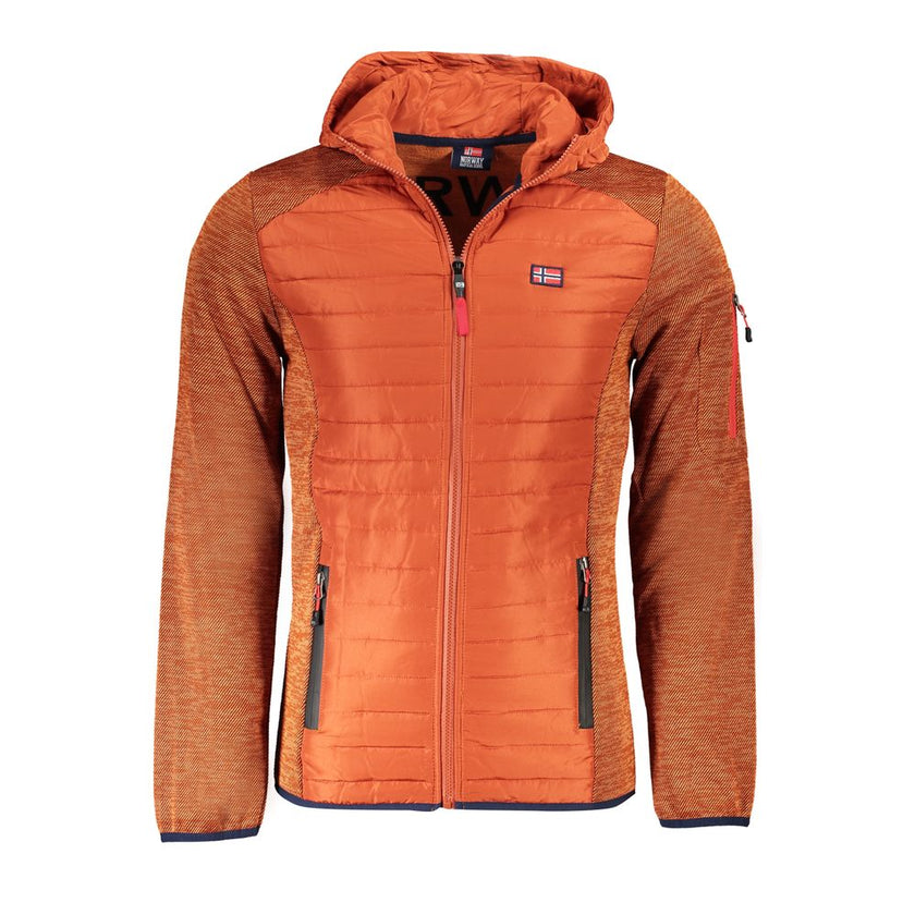 Norway 1963 Marrone Polyester Herrenjacke