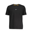 Hugo Boss Schwarzes Baumwoll-T-Shirt für Herren