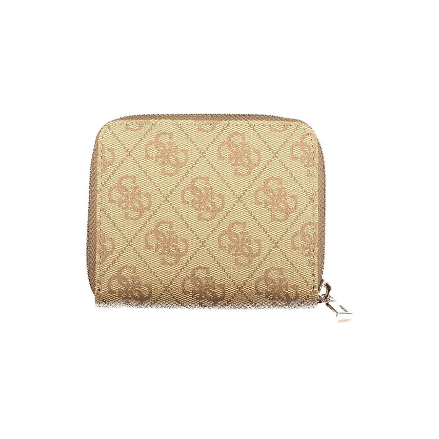 Guess Jeans Beige Polyurethane Women's Wallet