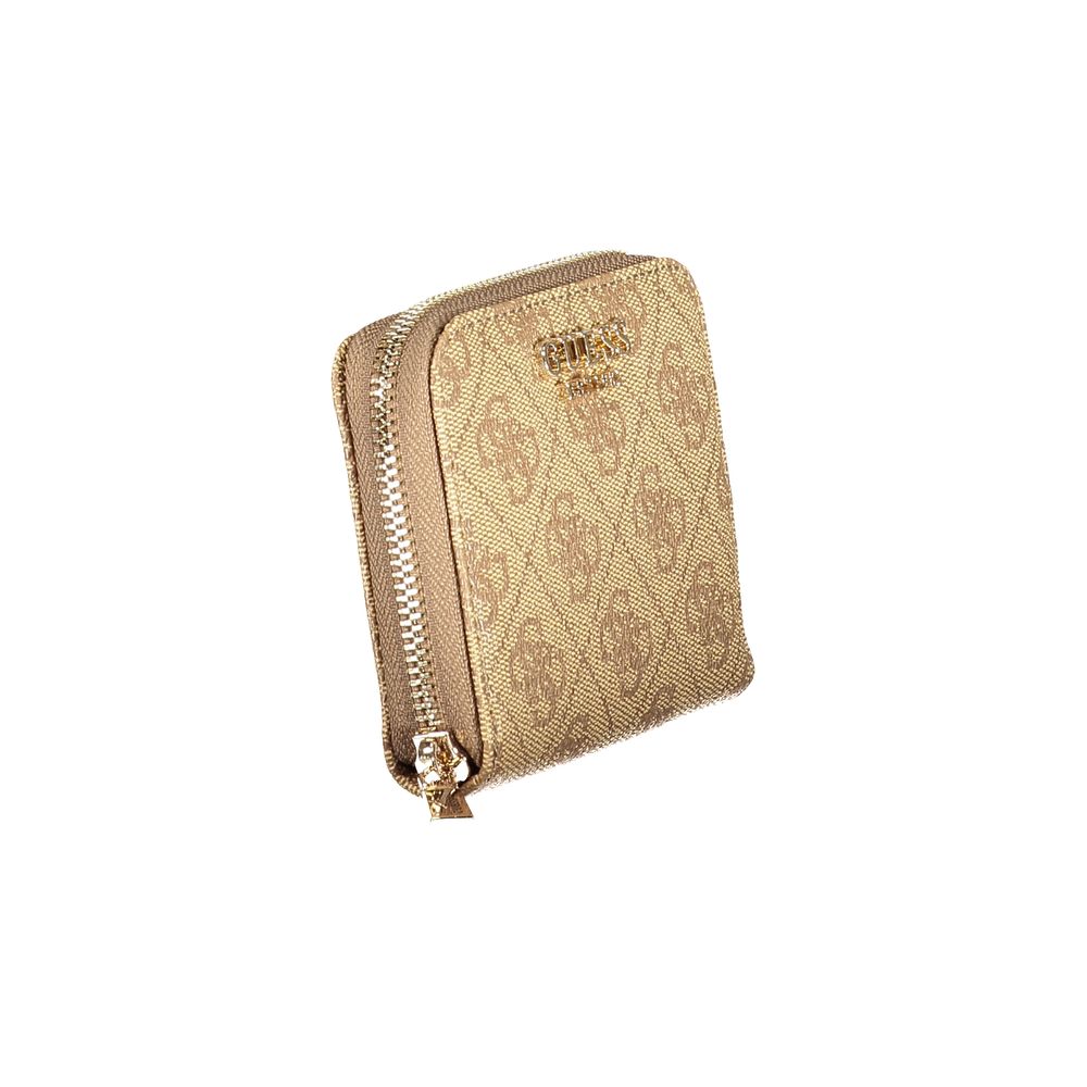Guess Jeans Beige Polyurethane Women's Wallet