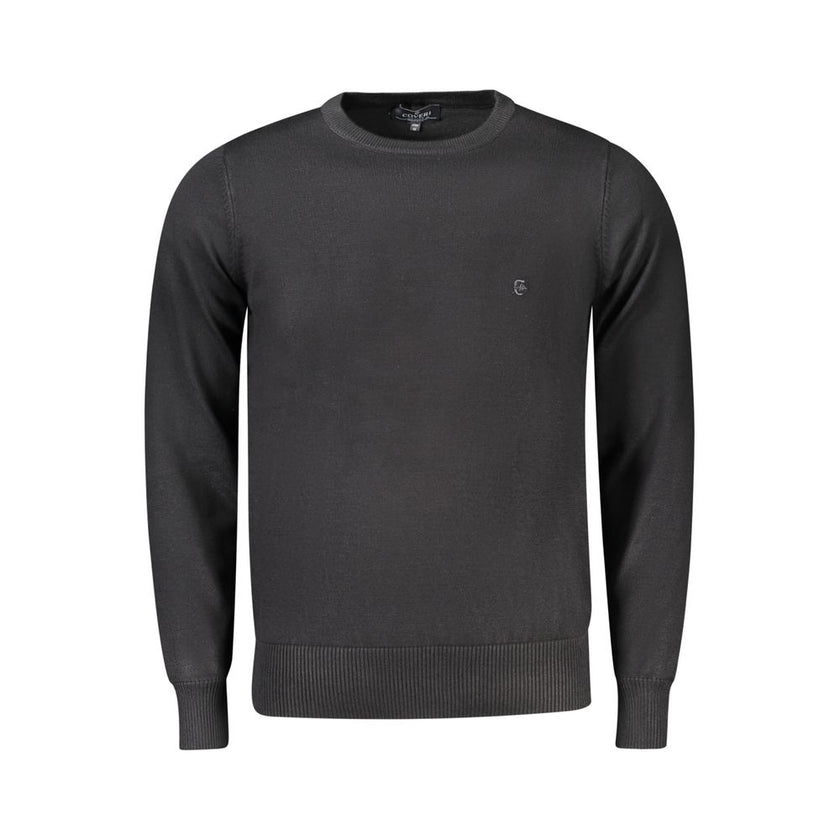 Coveri Moving Schwarzer Sweatshirt aus Nylon