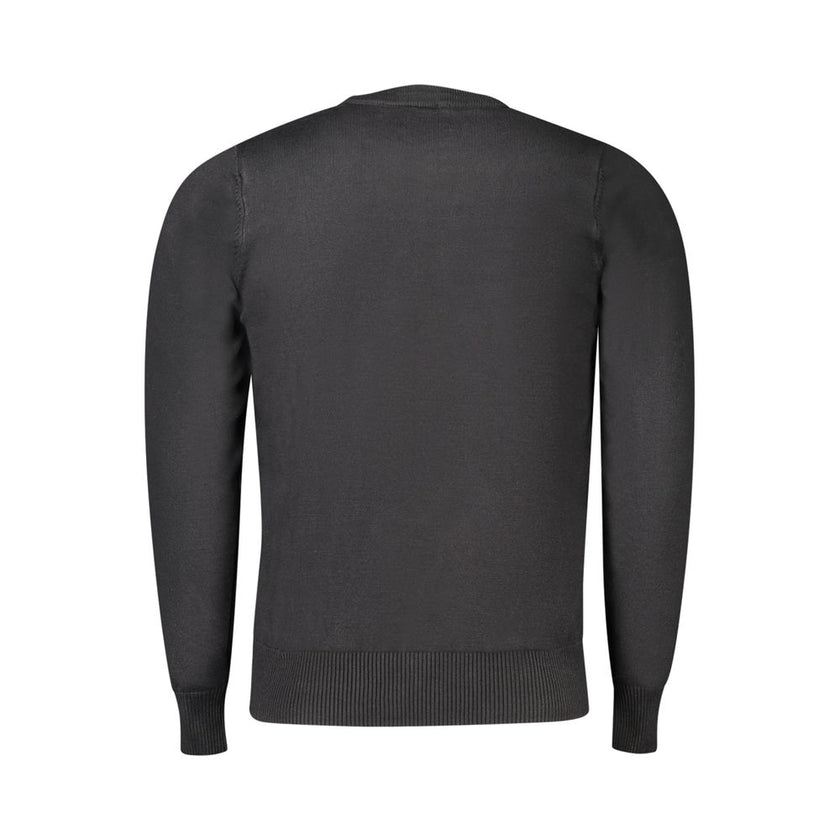 Coveri Moving Schwarzer Sweatshirt aus Nylon