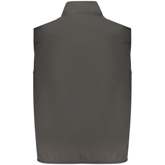 Norway 1963 Schwarze Herrenweste aus Polyester