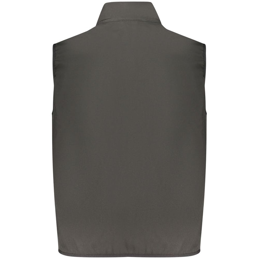Norway 1963 Schwarze Herrenweste aus Polyester