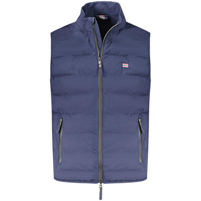 Norway 1963 Herrenweste aus Polyester in Blau