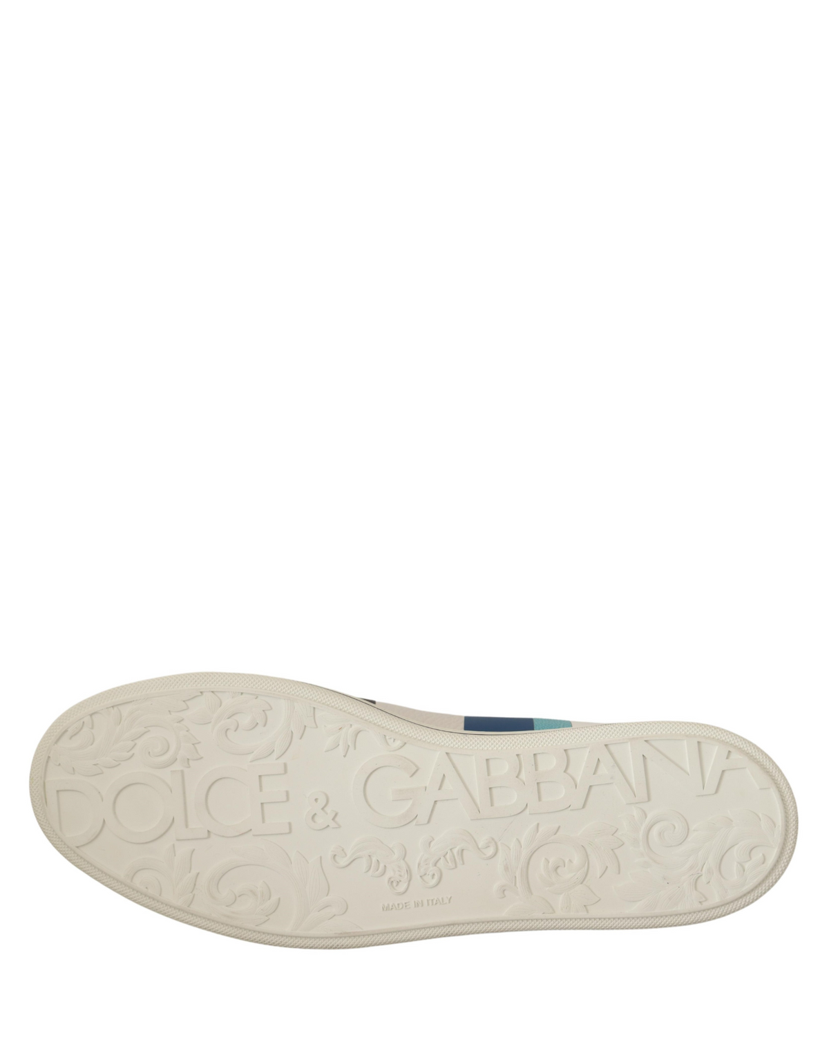Dolce & Gabbana Multicolor Leather Mid-Top Sneaker Shoes