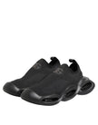 Dolce & Gabbana Schwarze Slip-On Wave Low-Top Sneaker