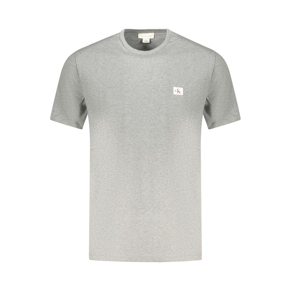 Calvin Klein Men's Grey Cotton T-Shirt