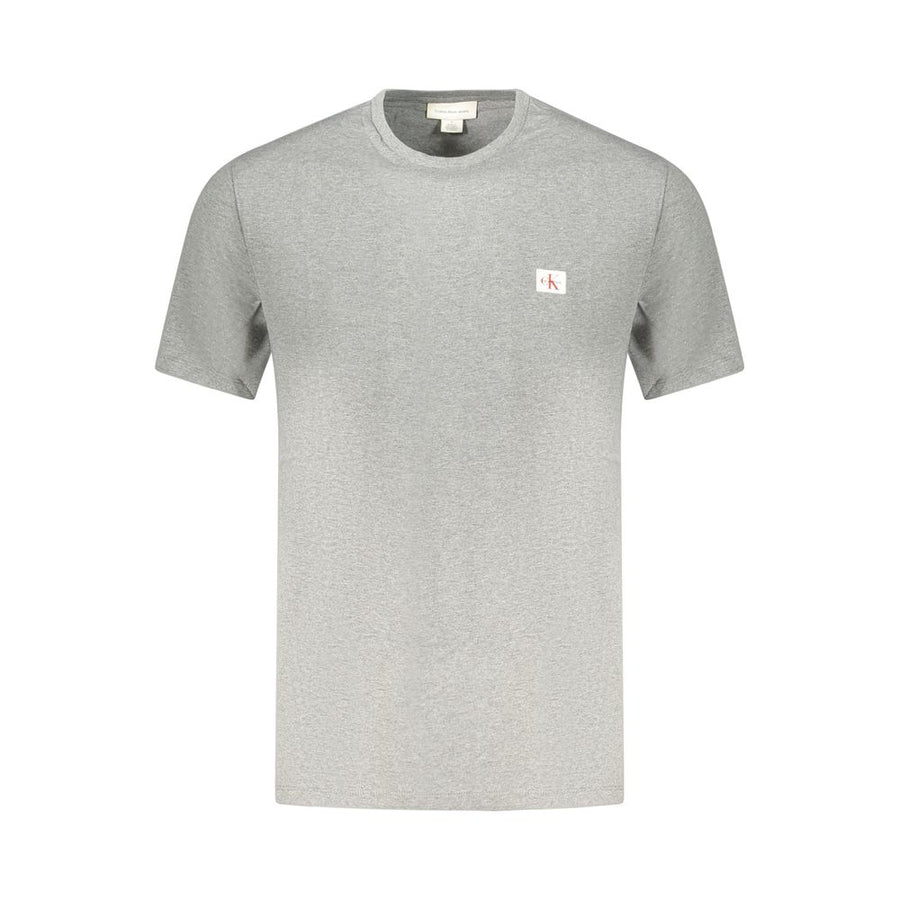 Calvin Klein Men's Grey Cotton T-Shirt