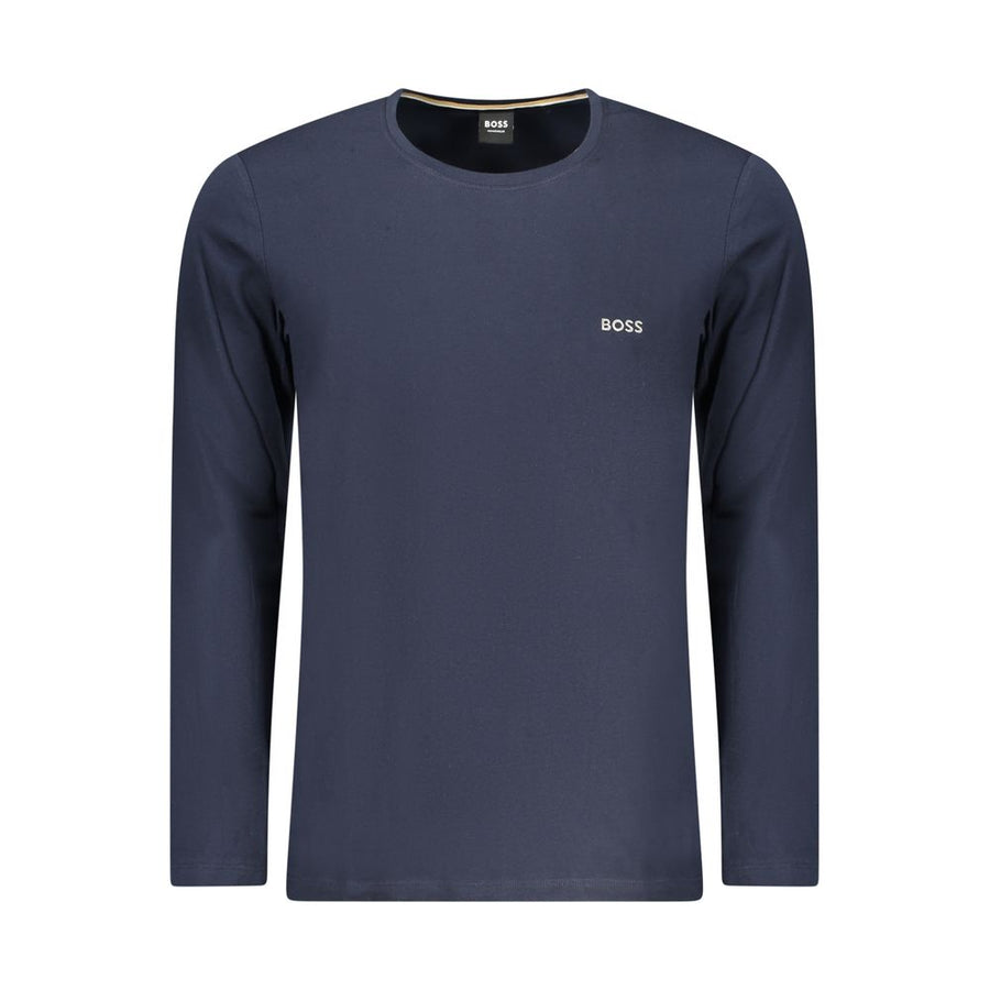 Hugo Boss Men's Blue Cotton T-Shirt