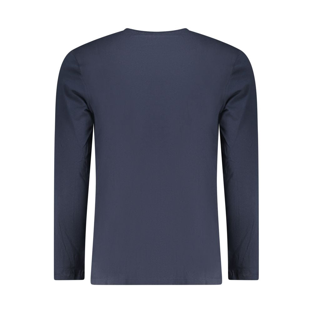 Hugo Boss Blaues Baumwoll-T-Shirt für Herren