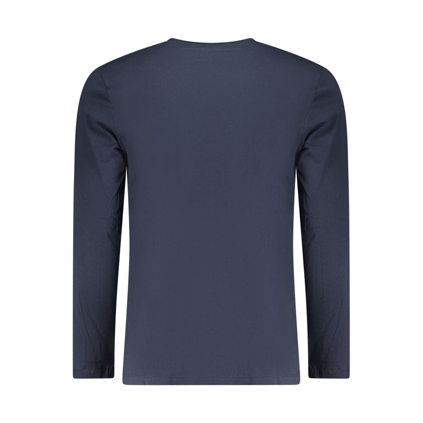 Hugo Boss Blaues Baumwoll-T-Shirt für Herren