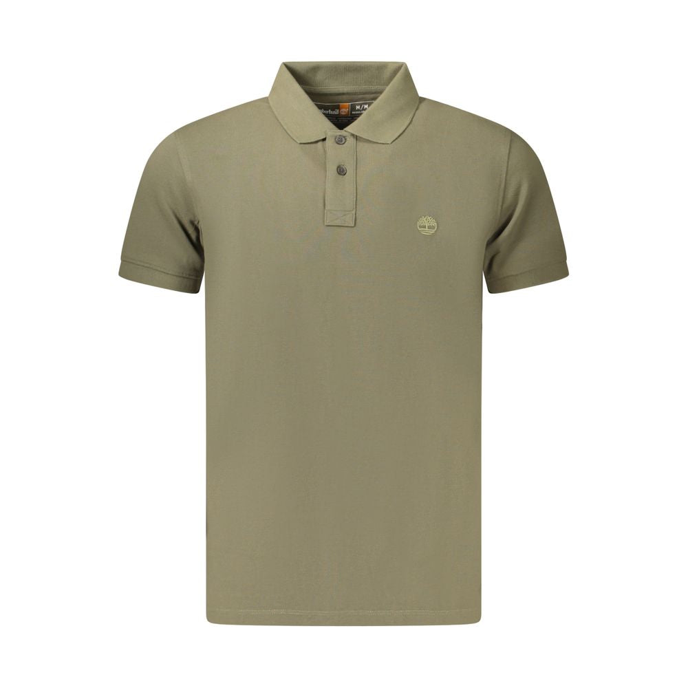 Timberland Green Cotton Polo Shirt