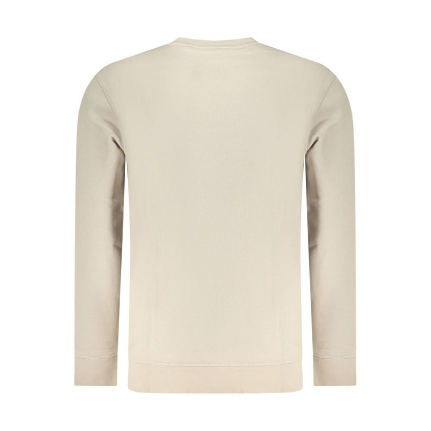 Hugo Boss Beige Cotton Men Sweatshirt