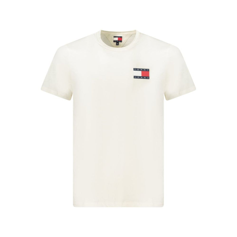 Tommy Hilfiger Weißes Herren-T-Shirt aus Baumwolle