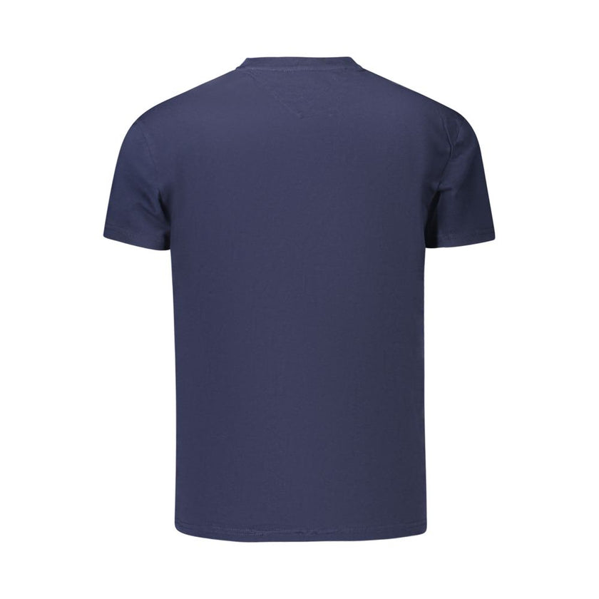 Tommy Hilfiger Blaues Baumwoll-T-Shirt für Herren