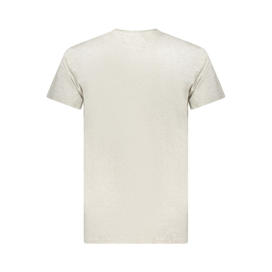 Tommy Hilfiger Grigio Baumwoll-T-Shirt für Herren