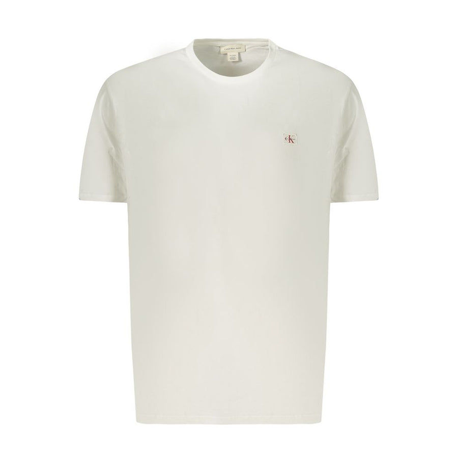 Calvin Klein Men's White Cotton T-Shirt