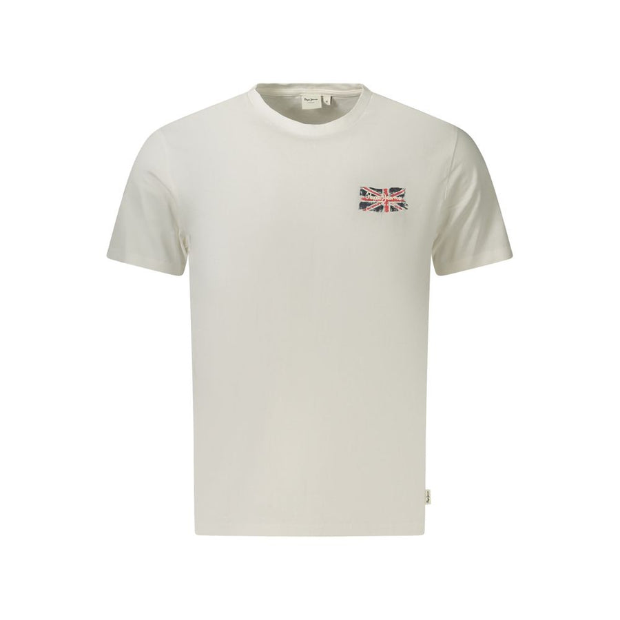 Pepe Jeans Bianco Baumwoll-T-Shirt für Herren