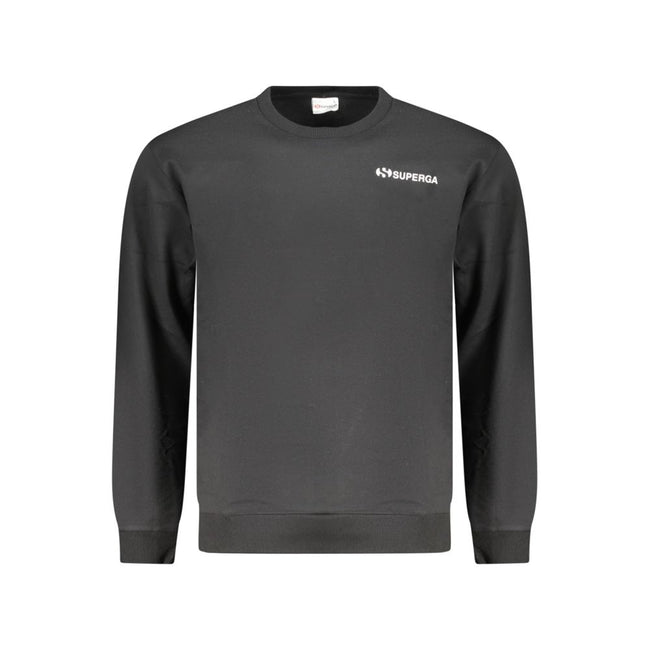 Superga Schwarzer Baumwoll-Sweatshirt