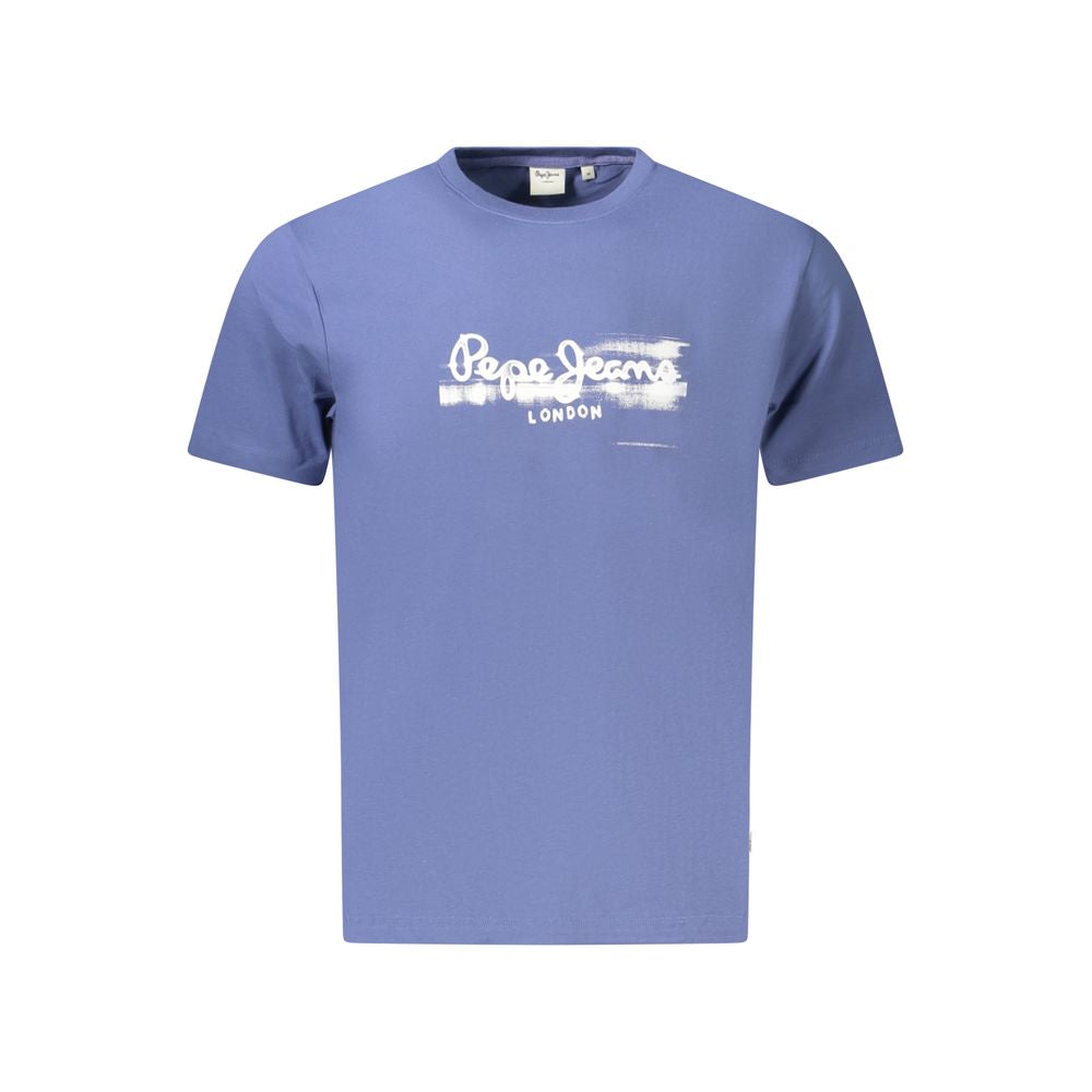 Pepe Jeans "Men's Blue Cotton T-Shirt"